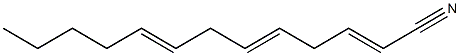 2,5,8-Tridecatrienenitrile Struktur