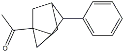 2-Acetyl-5-phenyltricyclo[2.2.1.02,6]heptane Struktur