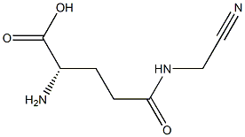 N5-(Cyanomethyl)-L-glutamine Struktur