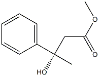 (S)-3-Hydroxy-3-phenylbutyric acid methyl ester Struktur