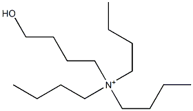 N,N,N-Tributyl-4-hydroxy-1-butanaminium Struktur