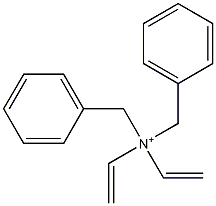 Diethenyldibenzylaminium Structure