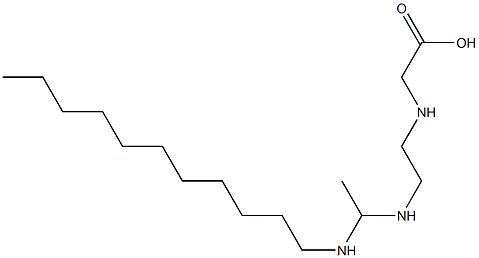 N-[2-[1-(Undecylamino)ethylamino]ethyl]glycine Struktur