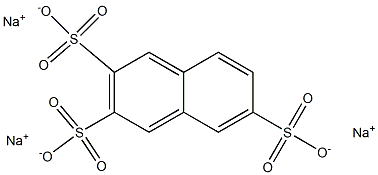 2,3,6-Naphthalenetrisulfonic acid trisodium salt Struktur