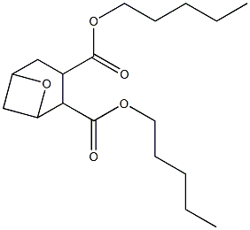 7-Oxabicyclo[3.1.1]heptane-2,3-dicarboxylic acid dipentyl ester Struktur