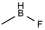 Methylfluoroborane Struktur