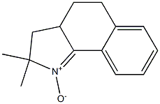 2,2-Dimethyl-3,3a,4,5-tetrahydro-2H-benz[g]indole 1-oxide Struktur