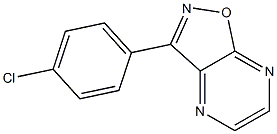 3-(4-Chlorophenyl)isoxazolo[4,5-b]pyrazine Struktur