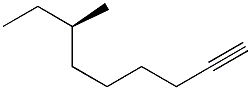 [R,(-)]-7-Methyl-1-nonyne Struktur