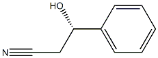 (3S)-3-Phenyl-3-hydroxypropiononitrile Struktur