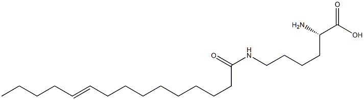 N6-(10-Pentadecenoyl)lysine Struktur