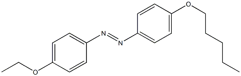 4-Ethoxy-4'-pentyloxyazobenzene Struktur