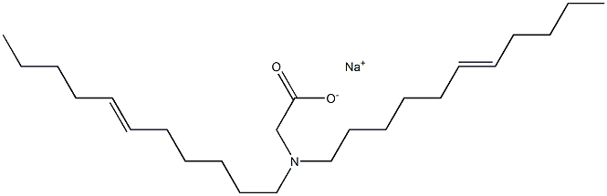 N,N-Di(6-undecenyl)aminoacetic acid sodium salt Struktur