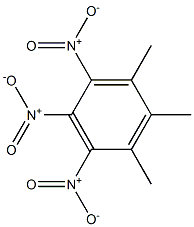 1,2,3-Trimethyl-4,5,6-trinitrobenzene Struktur