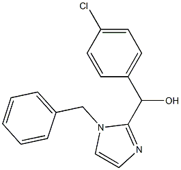 1-Benzyl-2-[(4-chlorophenyl)hydroxymethyl]-1H-imidazole Struktur