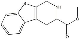 1,2,3,4-Tetrahydro[1]benzothieno[2,3-c]pyridine-3-carboxylic acid methyl ester Struktur