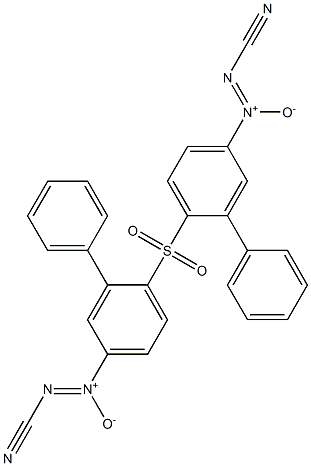 4-(Cyano-NNO-azoxy)phenylphenyl sulfone Struktur