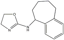 6,7,8,9-Tetrahydro-N-(2-oxazolin-2-yl)-5H-benzocyclohepten-5-amine Struktur