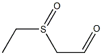 (Ethylsulfinyl)acetaldehyde Struktur