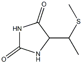 5-[1-(Methylthio)ethyl]-2,4-imidazolidinedione Struktur