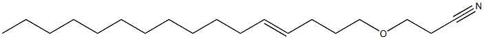 3-(4-Hexadecenyloxy)propionitrile Struktur