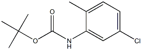 N-(tert-Butyloxycarbonyl)-2-methyl-5-chloroaniline Struktur