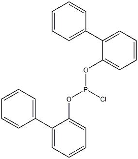 Chlorobis(2-biphenylyloxy)phosphine Struktur