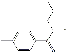 1-Chlorobutyl p-tolyl sulfoxide Struktur