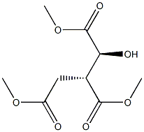 (1S,2R)-1-Hydroxy-1,2,3-propanetricarboxylic acid trimethyl ester Struktur