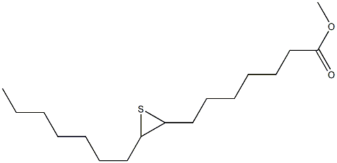 8,9-Epithiohexadecanoic acid methyl ester Struktur