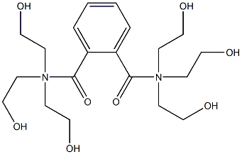 Phthalic acid triethanolamide Struktur