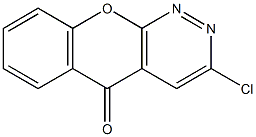 3-Chloro-10H-1,2-diaza-9-oxaanthracen-10-one Struktur