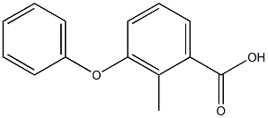 2-Methyl-3-phenoxybenzoic acid Struktur