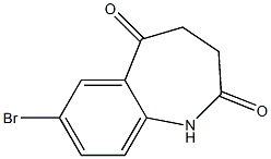 7-Bromo-1H-1-benzazepine-2,5(3H,4H)-dione Struktur