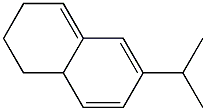 1,2,3,8a-Tetrahydro-6-isopropylnaphthalene Struktur