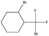 1-Bromo-2-[difluoro(bromo)methyl]cyclohexane Struktur