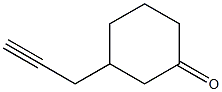 3-(2-Propynyl)cyclohexanone Struktur