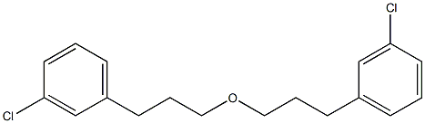 3-Chlorophenylpropyl ether Struktur