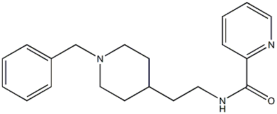 N-[2-(1-Benzyl-4-piperidinyl)ethyl]pyridine-2-carboxamide Struktur