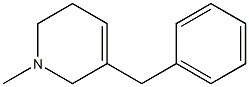 1-Methyl-5-benzyl-1,2,3,6-tetrahydropyridine Struktur