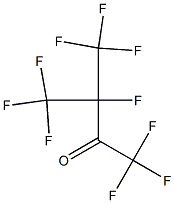 1,1,1,3,4,4,4-Heptafluoro-3-(trifluoromethyl)-2-butanone Struktur