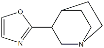 3-(2-Oxazolyl)quinuclidine Struktur