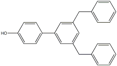 4-(3,5-Dibenzylphenyl)phenol Struktur