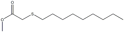 3-Thiadodecanoic acid methyl ester Struktur