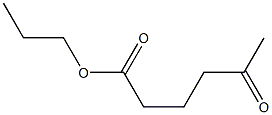 5-Oxohexanoic acid propyl ester Struktur