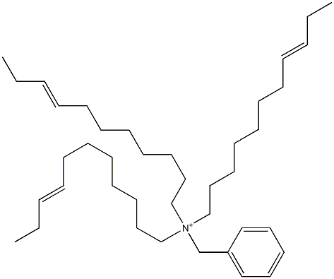 Tri(8-undecenyl)benzylaminium Struktur