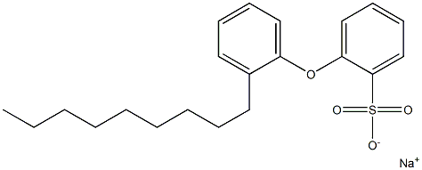 2-(2-Nonylphenoxy)benzenesulfonic acid sodium salt Struktur