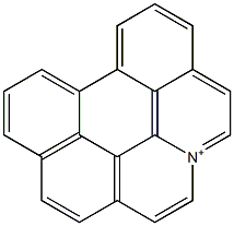 2a-Azoniabenzo[ghi]perylene Struktur