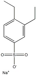 3,4-Diethylbenzenesulfonic acid sodium salt Structure