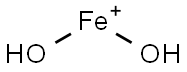 Dihydroxy ferric ion(+) Struktur